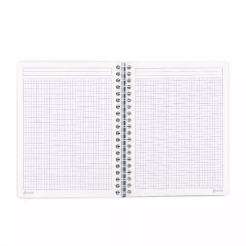Cuaderno Argollado  Profesional Cuadro Chico Unicampus Tornasol 100 Hojas
