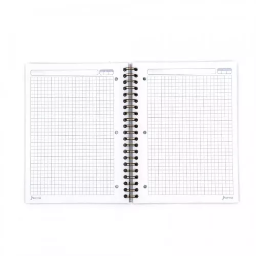 Cuaderno Argollado  Profesional Cuadro Grande Unicampus Tornasol 100 Hojas