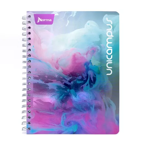Cuaderno Argollado  Profesional Raya Unicampus Celestial 100 Hojas