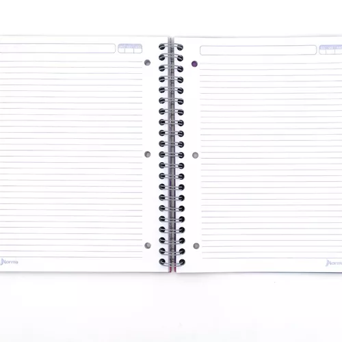 Cuaderno Argollado  Profesional Raya Unicampus Humo blanco 100 Hojas