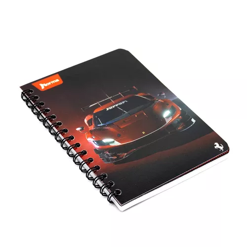 Cuaderno Argollado Frances Cuadro Chico Ferrari  Midnight 100 Hojas