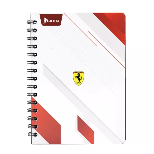 Cuaderno Argollado Frances Cuadro Chico Ferrari Futuristic lines 100 Hojas