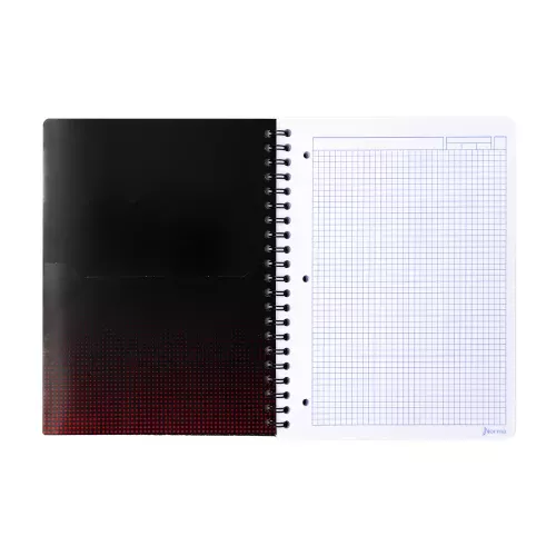 Cuaderno Argollado Frances Cuadro Chico Ferrari Futuristic lines 100 Hojas