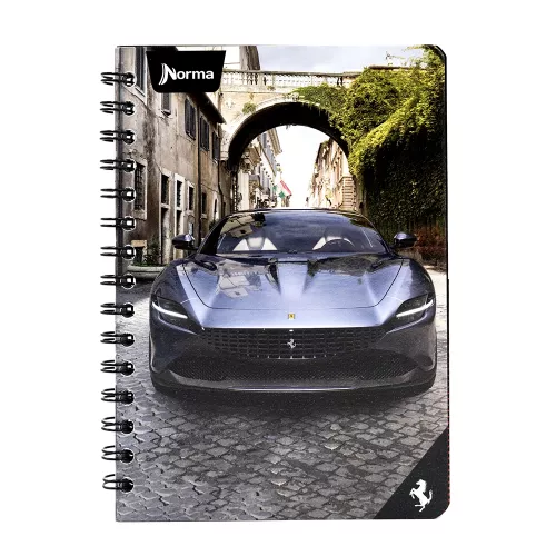 Cuaderno Argollado Frances Cuadro Chico Ferrari In the City 100 Hojas
