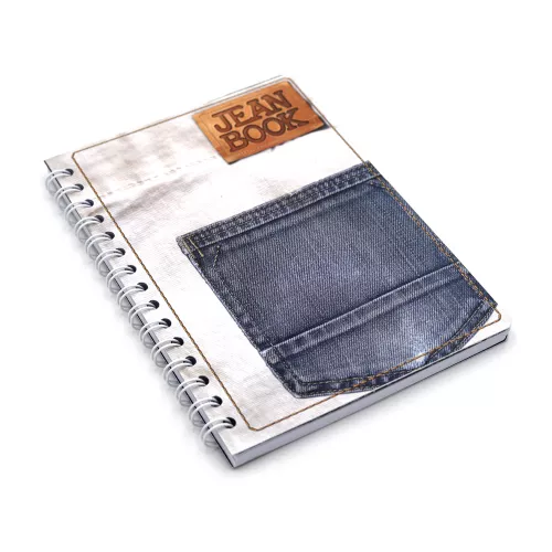 Cuaderno Argollado Frances Cuadro Chico Jean Book 3 100 Hojas