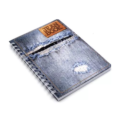 Cuaderno Argollado Frances Cuadro Chico Jean Book 4 100 Hojas