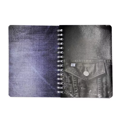 Cuaderno Argollado Frances Cuadro Chico Jean Book 6 100 Hojas