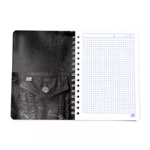 Cuaderno Argollado Frances Cuadro Chico Jean Book 6 100 Hojas
