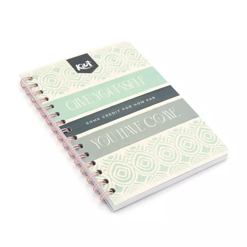 Cuaderno Argollado Frances Cuadro Chico Kiut Give your self you have come 100 Hojas