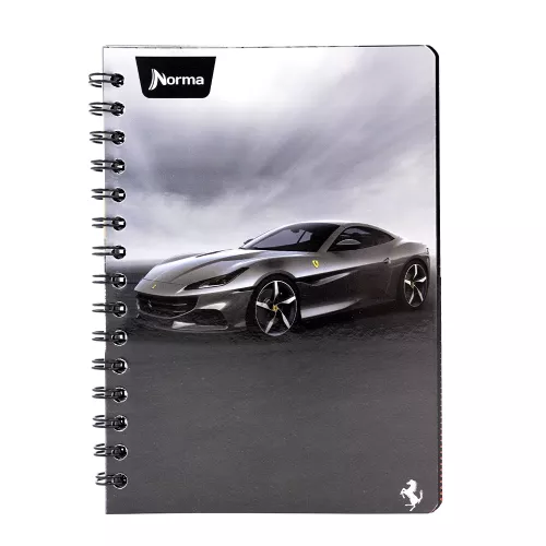 Cuaderno Argollado Frances Cuadro Grande Ferrari  Storm 100 Hojas