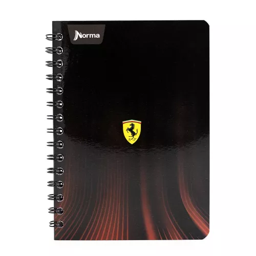 Cuaderno Argollado Frances Cuadro Grande Ferrari Darkness 100 Hojas