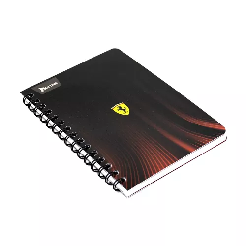 Cuaderno Argollado Frances Cuadro Grande Ferrari Darkness 100 Hojas