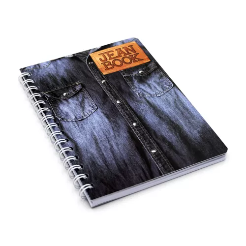 Cuaderno Argollado Frances Cuadro Grande Jean Book 5 100 Hojas