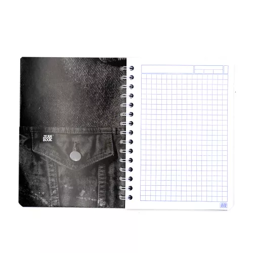 Cuaderno Argollado Frances Cuadro Grande Jean Book 5 100 Hojas