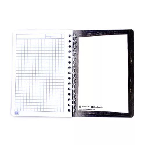 Cuaderno Argollado Frances Cuadro Grande Jean Book 5 100 Hojas