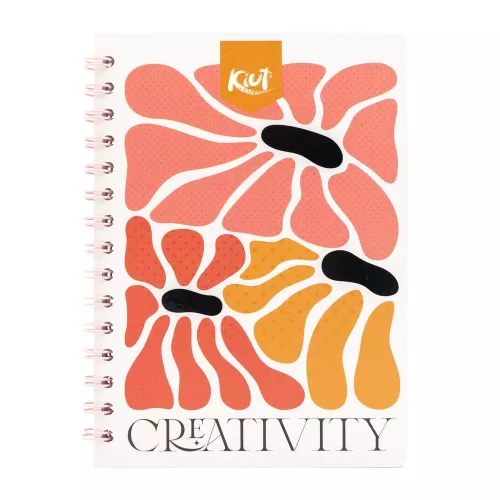 Cuaderno Argollado Frances Cuadro Grande Kiut Creativity 100 Hojas