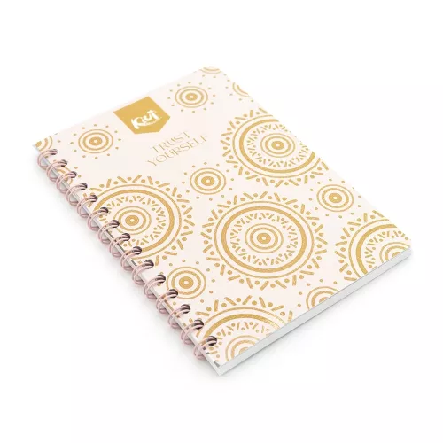 Cuaderno Argollado Frances Cuadro Grande Kiut Trust Yourself 100 Hojas