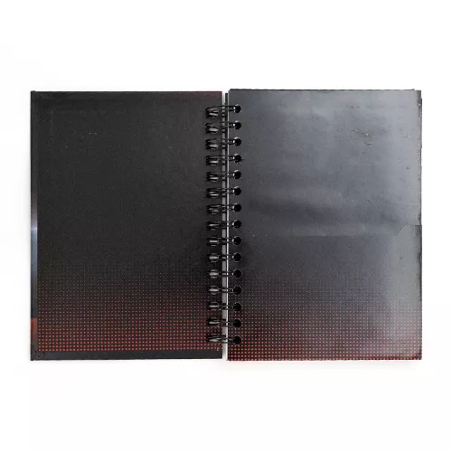 Cuaderno Argollado Frances Raya Ferrari  Red and black 160 Hojas