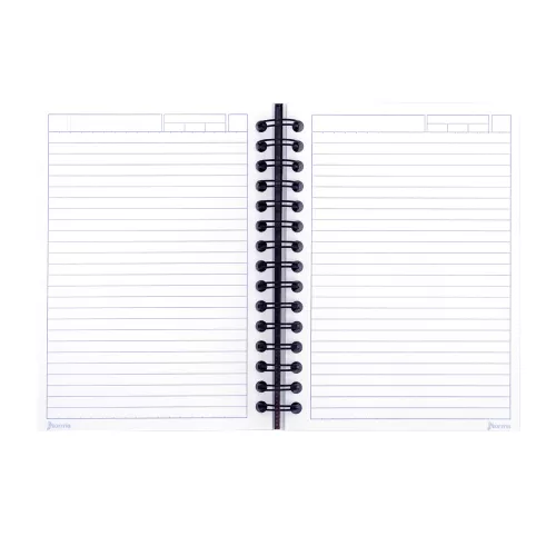 Cuaderno Argollado Frances Raya Ferrari  Red and black 160 Hojas