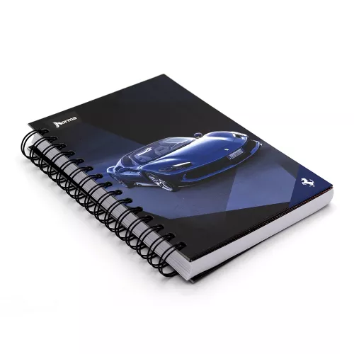 Cuaderno Argollado Frances Raya Ferrari Blue GJ-969TR 160 Hojas
