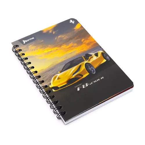 Cuaderno Argollado Frances Raya Ferrari F8 Spider 100 Hojas