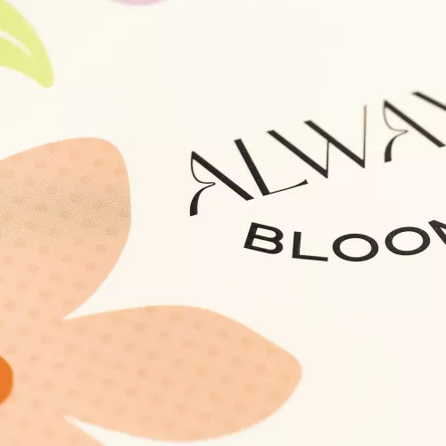 Cuaderno Argollado Frances Raya Kiut Always Blooming 100 Hojas