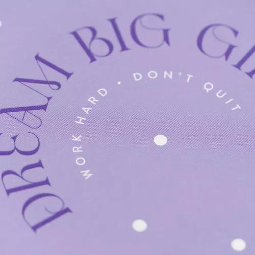 Cuaderno Argollado Frances Raya Kiut Dream Big Girl 100 Hojas