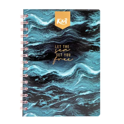 Cuaderno Argollado Frances Raya Kiut Let the sea set you free 100 Hojas