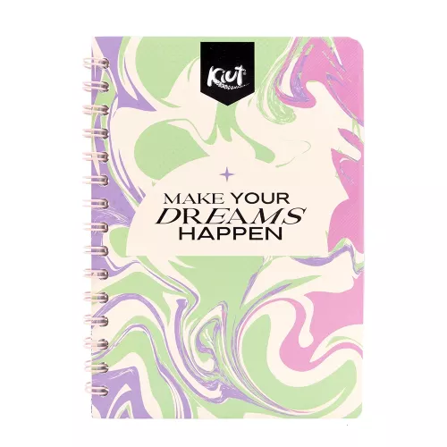Cuaderno Argollado Frances Raya Kiut Make Your Dreams Happen 100 Hojas