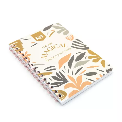Cuaderno Argollado Frances Raya Kiut You are magical know your power 100 Hojas
