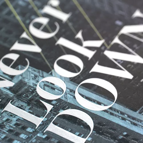 Cuaderno Argollado Profesional Cuadro Chico Click Urbano Never look Down 100 Hojas