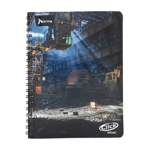 Cuaderno Argollado Profesional Cuadro Chico Click Urbano Warehouse 100 Hojas