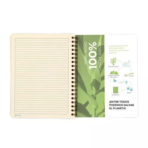 Cuaderno Argollado Profesional Cuadro Chico Ecoplanet In our hands
