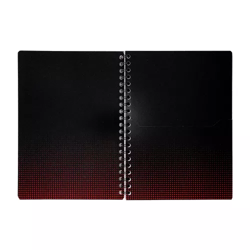 Cuaderno Argollado Profesional Cuadro Chico Ferrari Metalizado Futuristic lines 100 Hojas