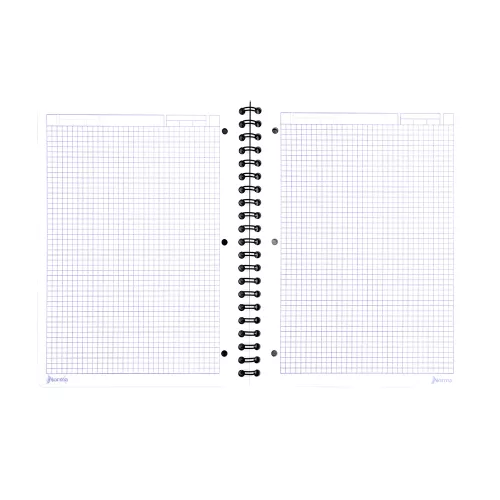 Cuaderno Argollado Profesional Cuadro Chico Ferrari Metalizado Futuristic lines 100 Hojas