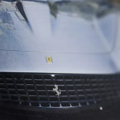 Cuaderno Argollado Profesional Cuadro Chico Ferrari Metalizado In the City 100 Hojas