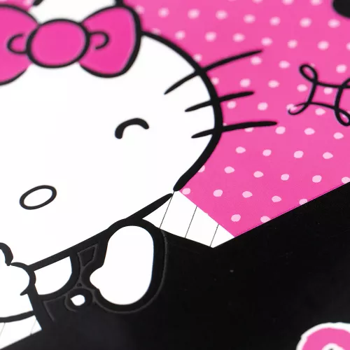 Cuaderno Argollado Profesional Cuadro Chico Hello Kitty Say Hello to me when you see me 100 Hojas