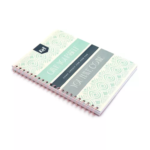 Cuaderno Argollado Profesional Cuadro Chico Kiut Give your self you have come 100 Hojas