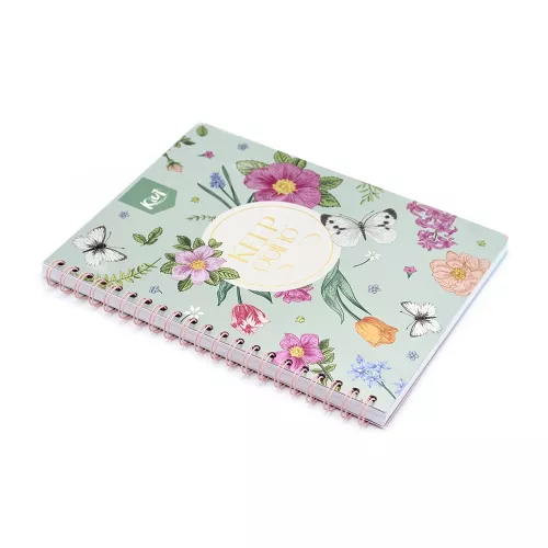 Cuaderno Argollado Profesional Cuadro Chico Kiut Keep going 100 Hojas