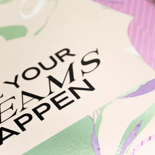 Cuaderno Argollado Profesional Cuadro Chico Kiut Make Your Dreams Happen 100 Hojas 1