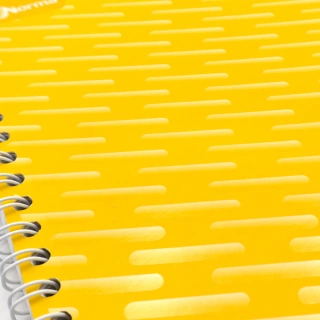 Cuaderno Argollado Profesional Cuadro Chico Norma Amarillo 100 Hojas