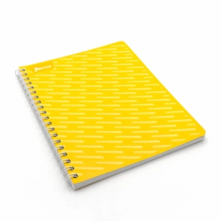Cuaderno Argollado Profesional Cuadro Chico Norma Amarillo 100 Hojas