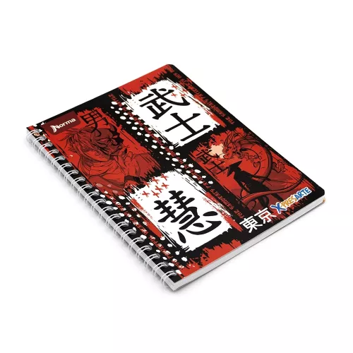 Cuaderno Argollado Profesional Cuadro Chico Xpresarte Tendencias Samurais 90 Hojas