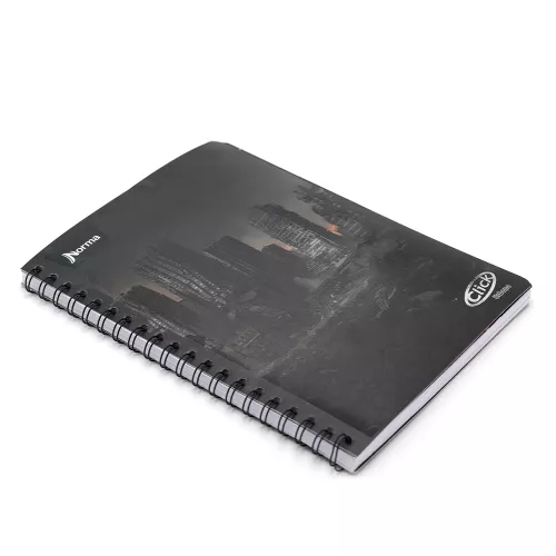 Cuaderno Argollado Profesional Cuadro Grande Click Urbano Destroyed city 100 Hojas