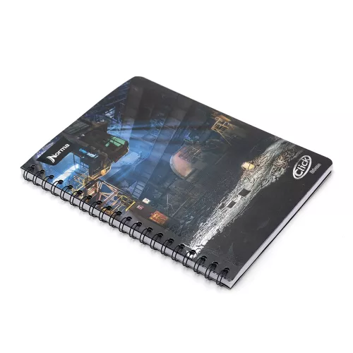 Cuaderno Argollado Profesional Cuadro Grande Click Urbano Warehouse 100 Hojas