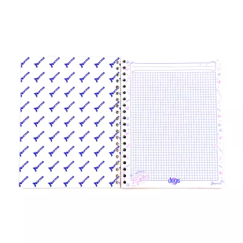 Cuaderno Argollado Profesional Cuadro Grande Dogs Sweet Dreams - Cats 100 Hojas
