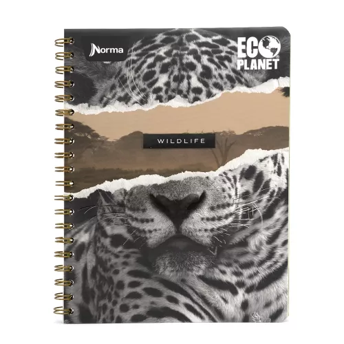 Cuaderno Argollado Profesional Cuadro Grande Ecoplanet Wild life