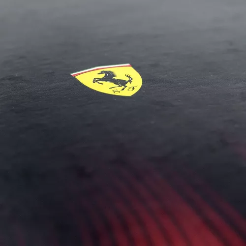 Cuaderno Argollado Profesional Cuadro Grande Ferrari Metalizado Darkness 200 Hojas