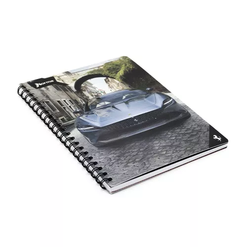 Cuaderno Argollado Profesional Cuadro Grande Ferrari Metalizado In the City 100 Hojas