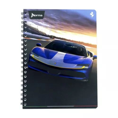 Cuaderno Argollado Profesional Cuadro Grande Ferrari SF 4 100 Hojas